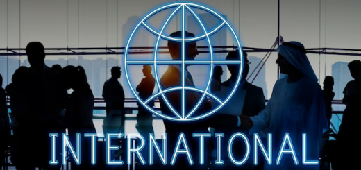 International relations graphic sign concept
